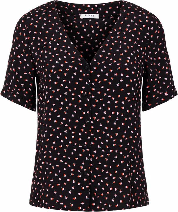 Produktbild Pieces Bedruckte Viskose Bluse mit kurzen Ärmeln (S)