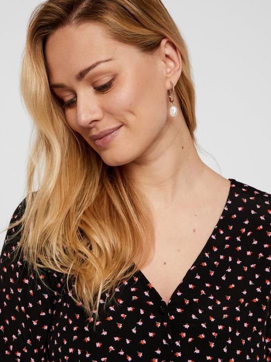 Produktbild Pieces Bedruckte Viskose Bluse mit kurzen Ärmeln (S)
