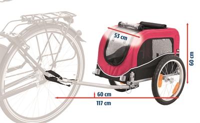 Produktbild Trixie Fahrrad-Anhänger für Hunde S