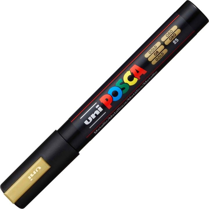 Image du produit Posca Marqueur PC-5M pointe ogive (Or, 2.50 mm, 1 x)