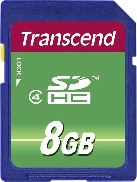 Image du produit Transcend Norme SDHC (8 Go, SDHC)