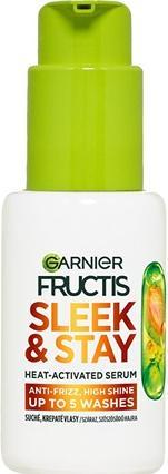 Garnier Fructis Keratin Sleek Heat-Activated Serum For Dry And Frizzy Hair, 50 Ml (50 ml)