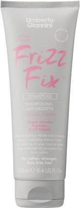 Image du produit Umberto Giannini Frizz Fix Shampooing pour cheveux secs et abîmés avec Vegan Keratin Bond Repair 250ml (250 ml, Shampoing liquide)