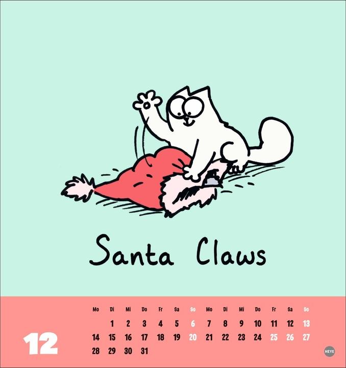 Produktbild Simons Katze Postkartenkalender 2026 (16 x 17 cm, Harter Einband, Deutsch)