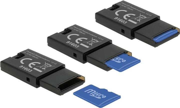 Produktbild Delock USB 2.0 Card Reader für Micro SD Speicherkarten (USB 2.0)