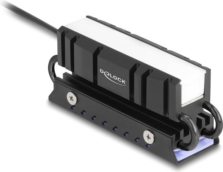 Produktbild Delock M.2 Kühlkörper für SSD 2280 mit RGB LED Beleuchtung