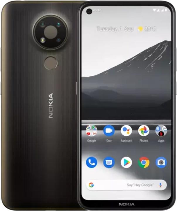 Actual product image Nokia 3.4 (64 GB, Grey, 6.39", Hybrid Dual SIM, 13 Mpx, 4G)