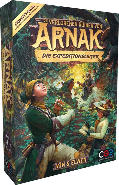 Actual product image Czech games edition CZ116 - Expedition Leaders - Board Game, for 1-4 Players, from 12 years (DE Expansion) (German)