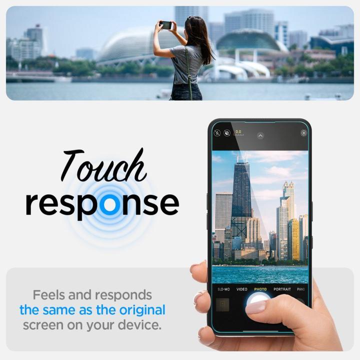 Produktbild Spigen - Glas.tR EZ-FIT - Nothing Phone (3a) / (3a) Pro - Clear (1 Stück, Nothing Phone (3a) Pro, Nothing Phone (3a))