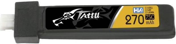 Actual product image Tattu Battery LiPo 270mAh 3.8V 75C 1S1P JST-PHR 2.0 (5pcs) (3.80 V, 270 mAh)