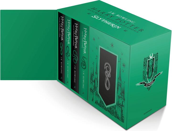 Produktbild Harry Potter Slytherin House Editions Hardback Box Set (Englisch, J.K. Rowling, 2021)