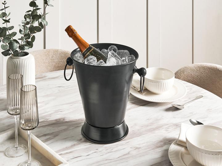 Produktbild Beliani Flaschenkühler Aluminium silber BIRMA