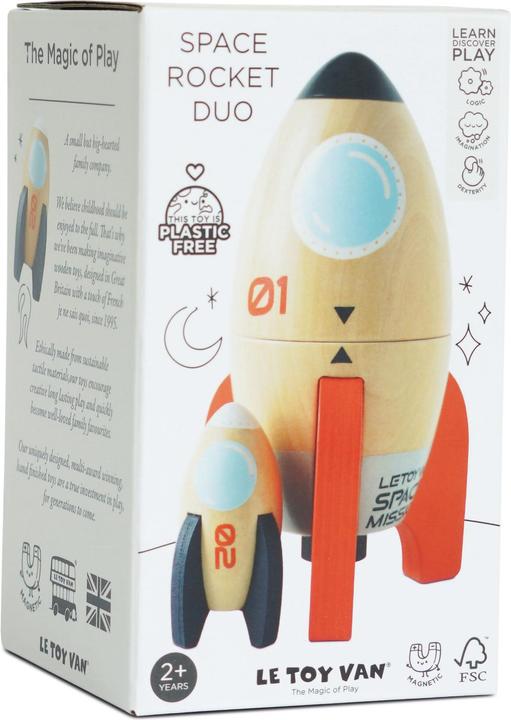 Actual product image Le Toy Van Rocket duo