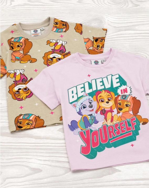 Produktbild Paw Patrol Believe In Yourself TShirt Mädchen (2erPack) (116)