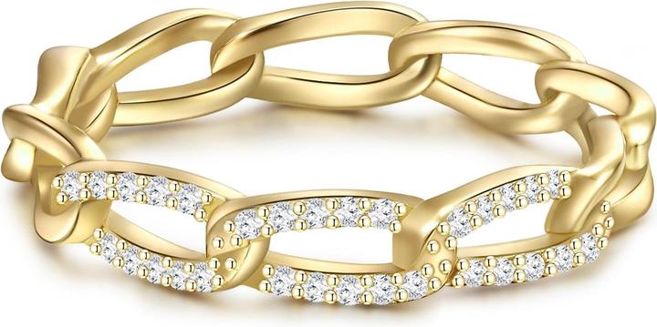Glanzstücke München Damen Sterling Silber Zirkonia gelbgold - 28575