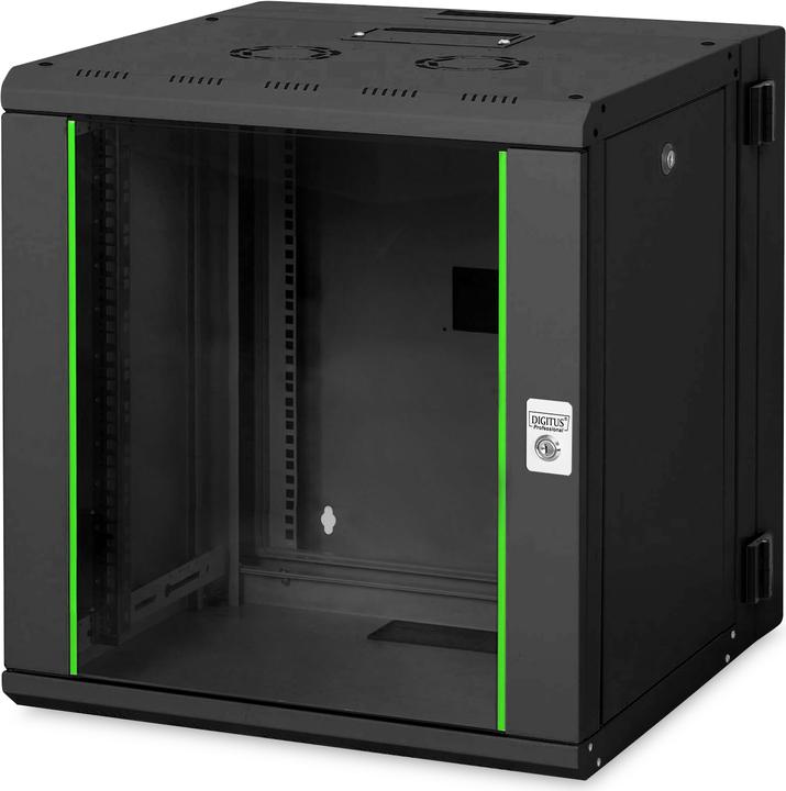 Produktbild Digitus Wandgehäuse Unique Serie - zweiteilig, schwenkbar (12 HE, 19 Zoll Rack)