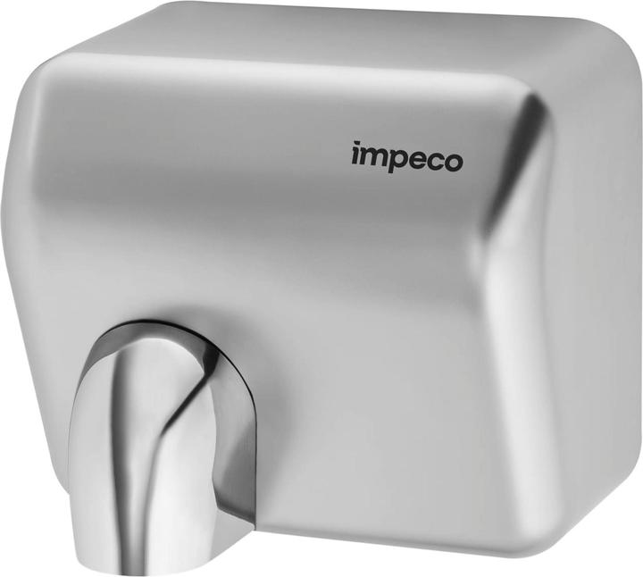 Impeco Asciugamani a sensore Turboblast plastica grigio 2500 Ugello rotante a 360°, adatto al