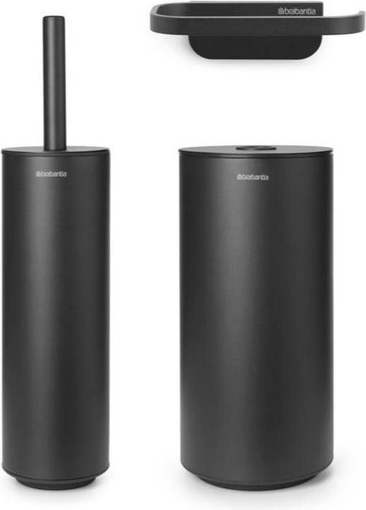 Produktbild Brabantia Badezimmerzubehör Mindset 3teilig, Anthrazit