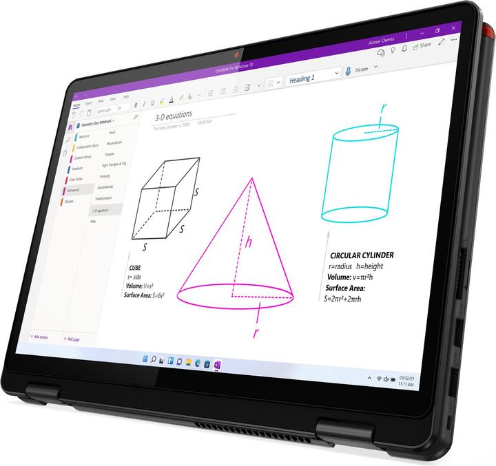 Produktbild Lenovo 13w Yoga G1 AMD Ryzen 5 5625U 33,78cm 13.3" FHD 16GB 512GB SSD UMA W11P Thunder Black TopSeller (13.30", AMD Ryzen 5 5625U, 16 GB, 512 GB, DE)