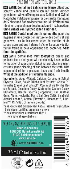 Actual product image Sante Dental Med (75 ml)