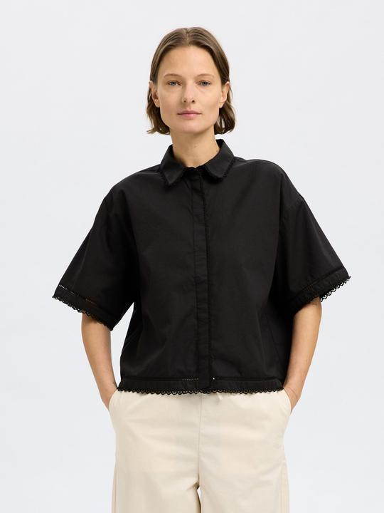 Produktbild Selected Femme Cropped Kurzarmhemd (40)