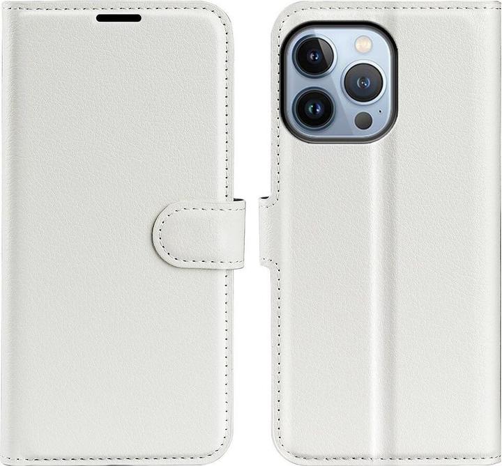 Produktbild Cover-Discount iPhone 14 Pro - Leder Etui Hülle weiss (Apple iPhone 14 Pro)