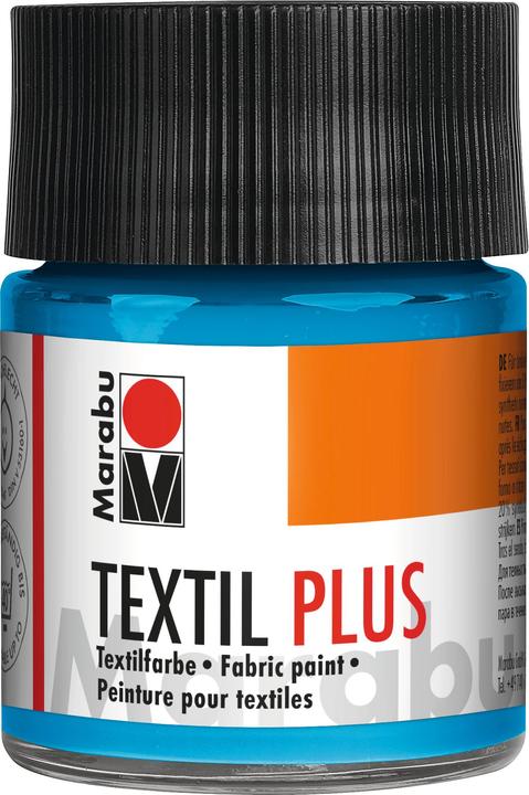 Actual product image Marabu Fabric paint textile plus, 50 ml, red orange 023 (Red orange, 50 ml)