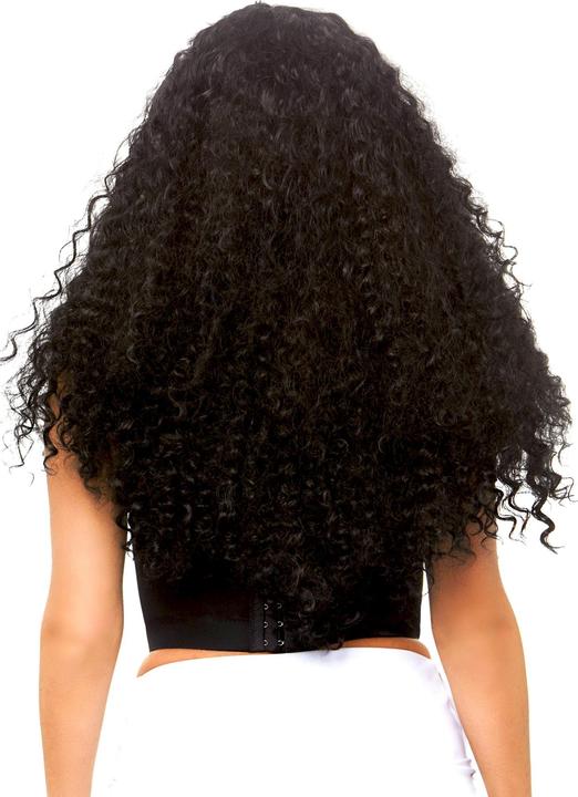 Produktbild Leg Avenue Lange Curly Locken schwarz-weiss - für Fasching