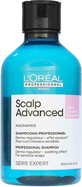Immagine prodotto L'Oréal Paris L'Oréal Professionnel - Shampoo per cuoio capelluto sensibile Scalp Advanced Anti-Discomfort Dermo (300 ml, Shampoo liquido)