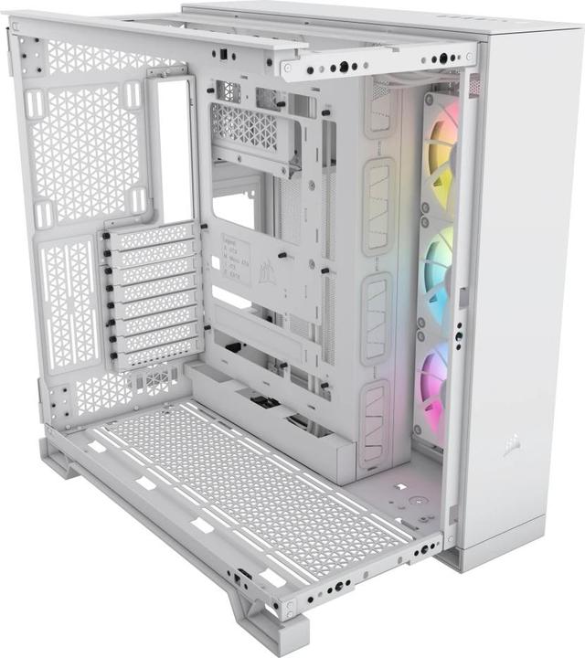 Actual product image Corsair Case iCUE 6500X RGB Midi TG white (mATX, Mini-ITX, ATX)