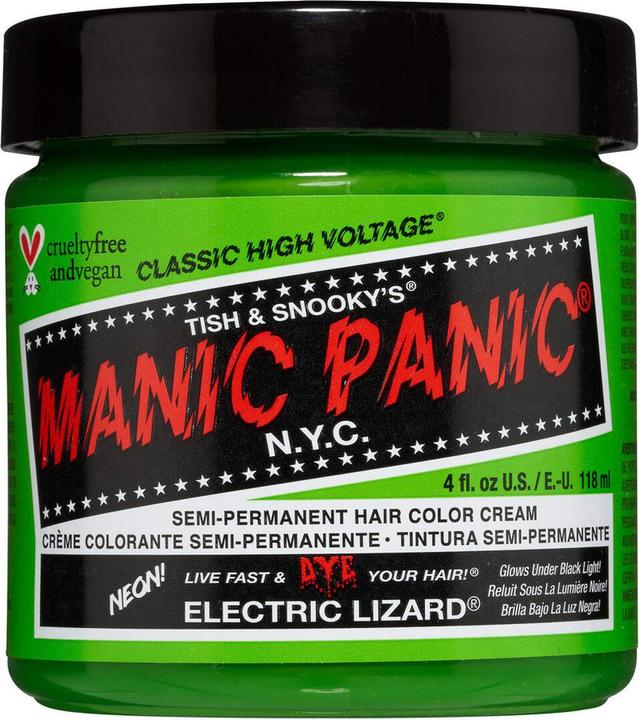 Immagine prodotto Skybound Electric Lizard Classic Creme Vegan Cruelty Free Verde Tintura Semipermanente per Capelli 118ml (Lucertola elettrica)