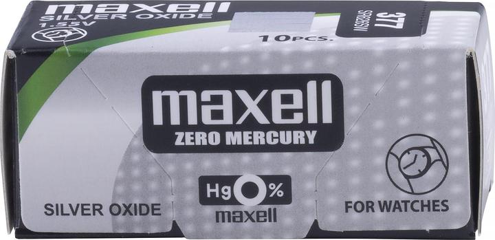 Actual product image Maxell SR626SW (10 pcs., AG4, 30 mAh)