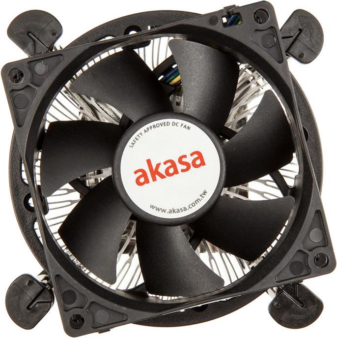 Actual product image Akasa Dual Socket Low Noise PWM CPU Cooler for 775/115X (53 mm)