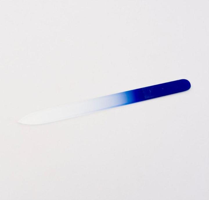 FINigrana Glas-Nagelfeile 90mm blau