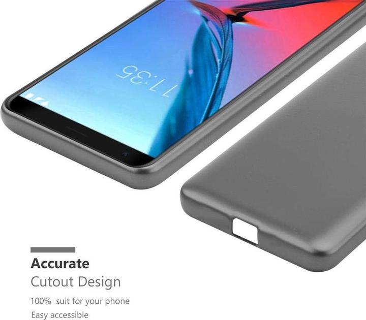Actual product image Cadorabo TPU Matt Metallic Cover (ZTE Blade V9)