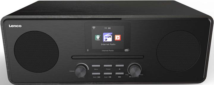 Image du produit Lenco DIR-260BK (FM, DAB+ DAB, Webradio, VHF, WiFi, Bluetooth)