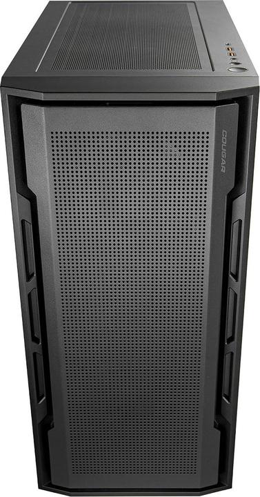 Immagine prodotto Cougar Uniface Black| Case PC | Mid Tower / Pannello frontale in rete / 2 ventole ARGB / Pannello sinistro (ATX, Mini-ITX, SSI CEB, mATX)