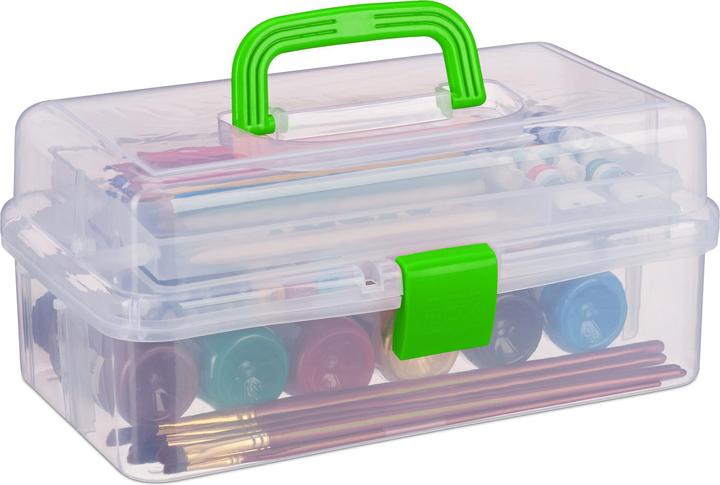 Image du produit Relaxdays Boîte en transparente (33 x 19.5 x 14 cm)