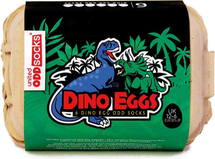 Actual product image United Oddsocks dinosaur eggs (pack of 3, 30 - 38)