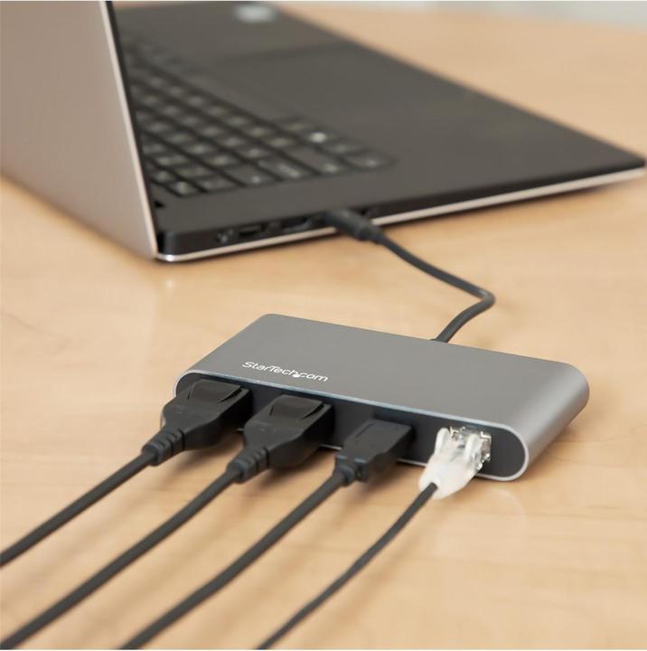 Image du produit StarTech TB3DKM2DPL (Thunderbolt, 4 Ports)