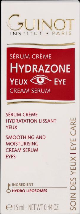 Actual product image Guinot Hydrazone Yeux Moisturising Eye Cream Serum 15ml (Serum, 15 ml, Day + Night)