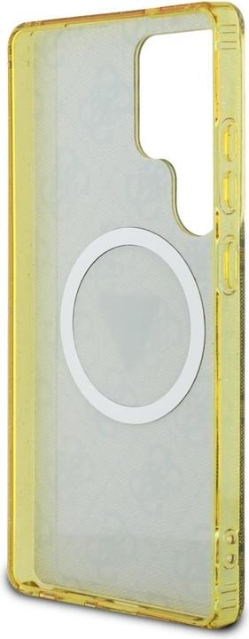 Actual product image Guess Etui 4G Glitter Triangle Buttons MagSafe do Samsung Galaxy S25 Ultra brÄ zowy (Samsung Galaxy S25 Ultra)