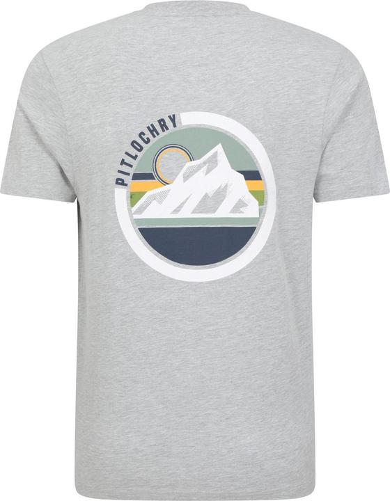 Actual product image Mountain Warehouse Mens Pitolchry Mountain Cotton T-Shirt (M)