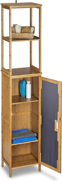 Relaxdays Badregal (33.5 x 28 x 170 cm)