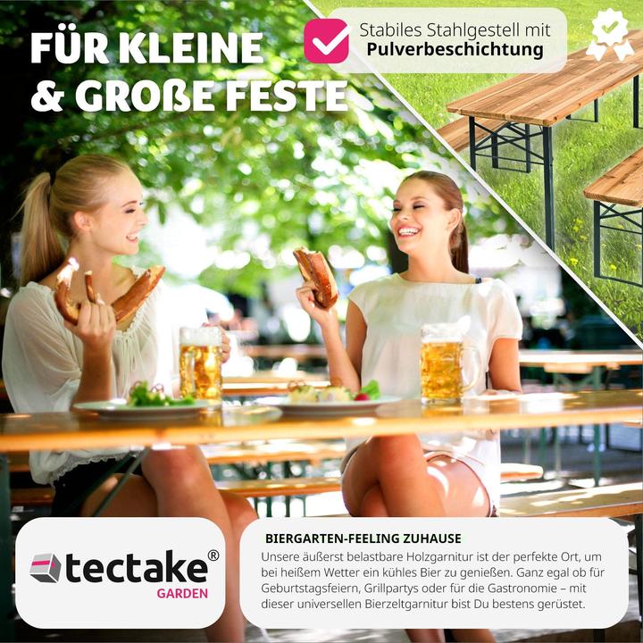 Actual product image tectake Beer tent set (219 cm)