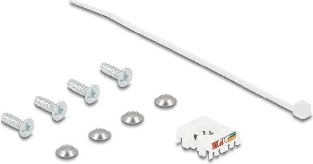 Image du produit Delock Prise RJ45 encastrée de type D avec connecteur LSA Cat.6A STP