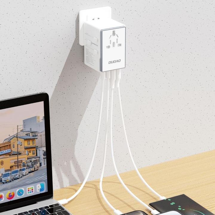 Immagine prodotto Dudao Adattatore universale da viaggio A65Pro Bianco