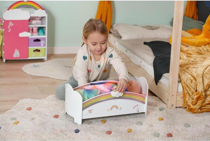Actual product image Zapf Creation BABY born Regenbogen Bett
