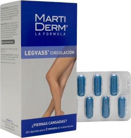 Produktbild Martiderm Legvass Oral 60 Capsules (Körperlotion, 60 ml)