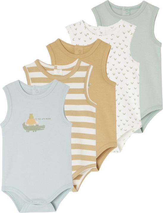 Vertbaudet 5er-Pack Baby Bodys Bio-Baumwolle Oeko-Tex (62)